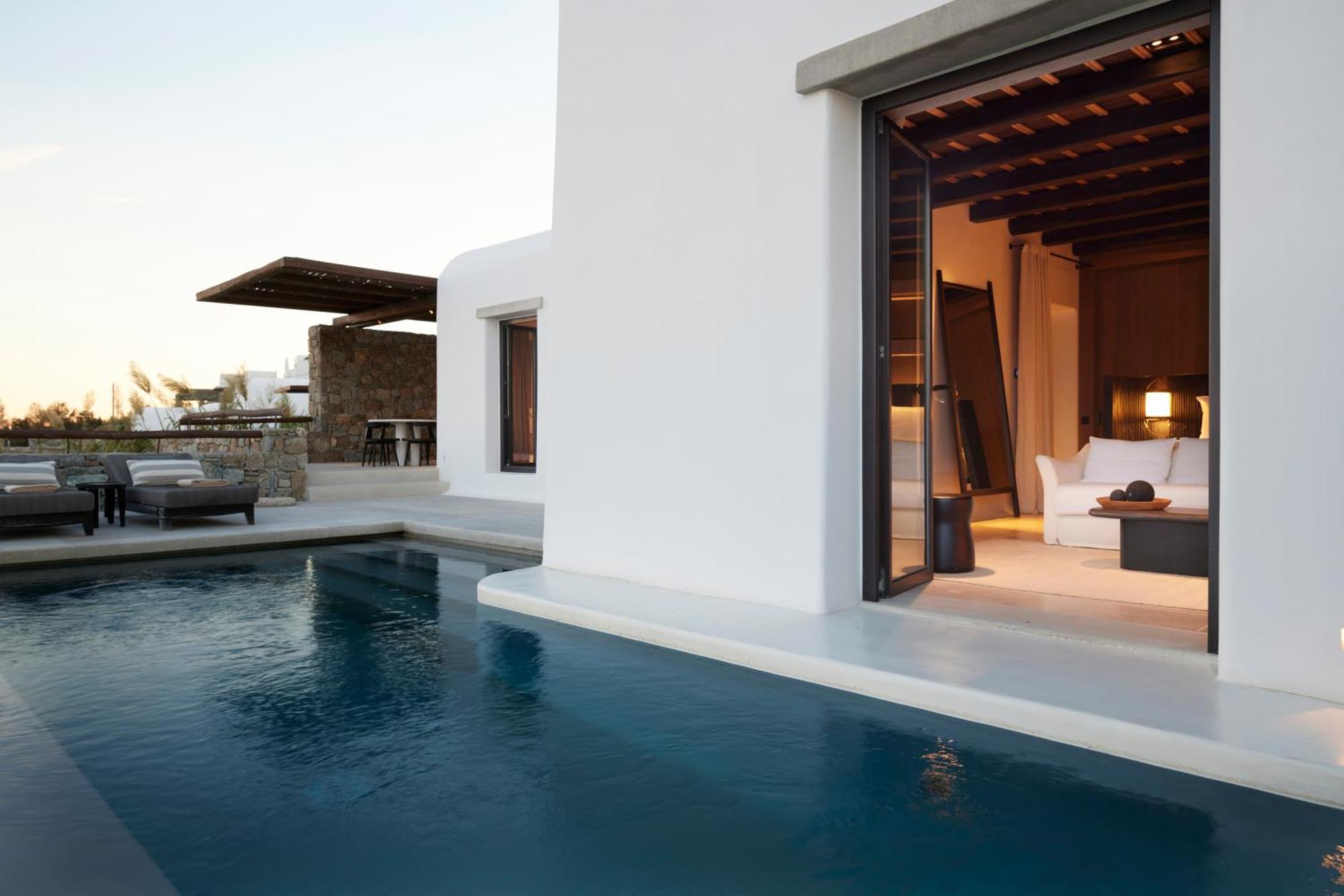 Kalesma Mykonos Hotel Орнос Екстериор снимка