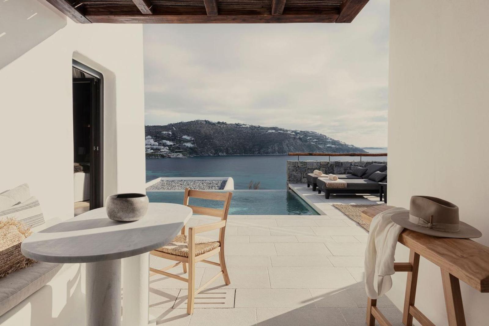 Kalesma Mykonos Hotel Орнос Стая снимка
