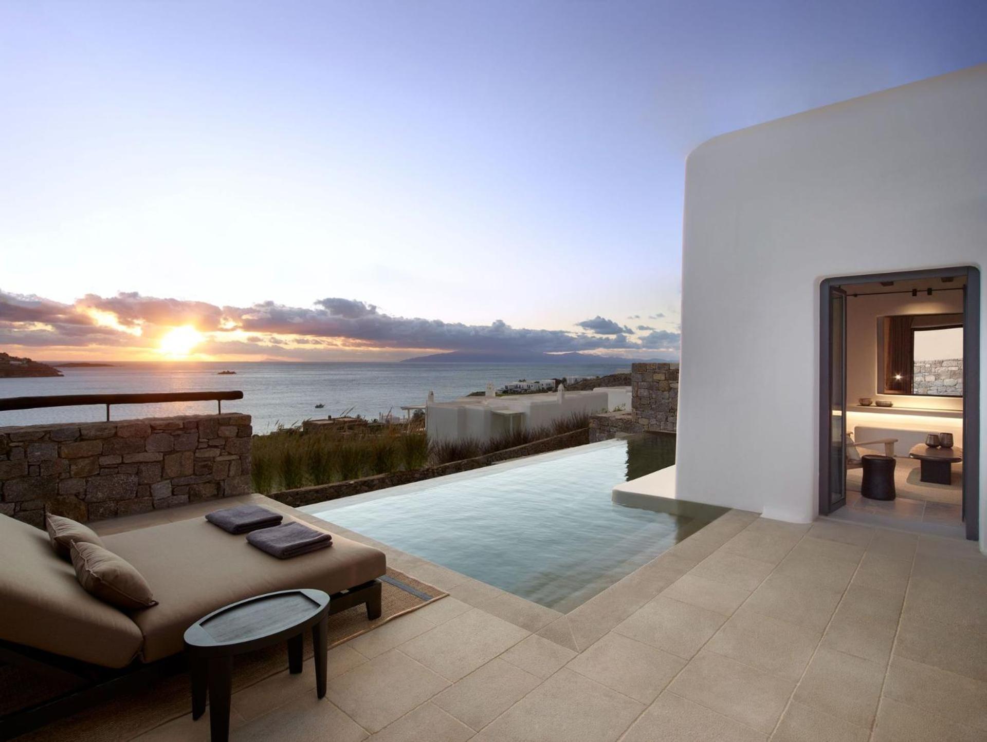 Kalesma Mykonos Hotel Орнос Стая снимка