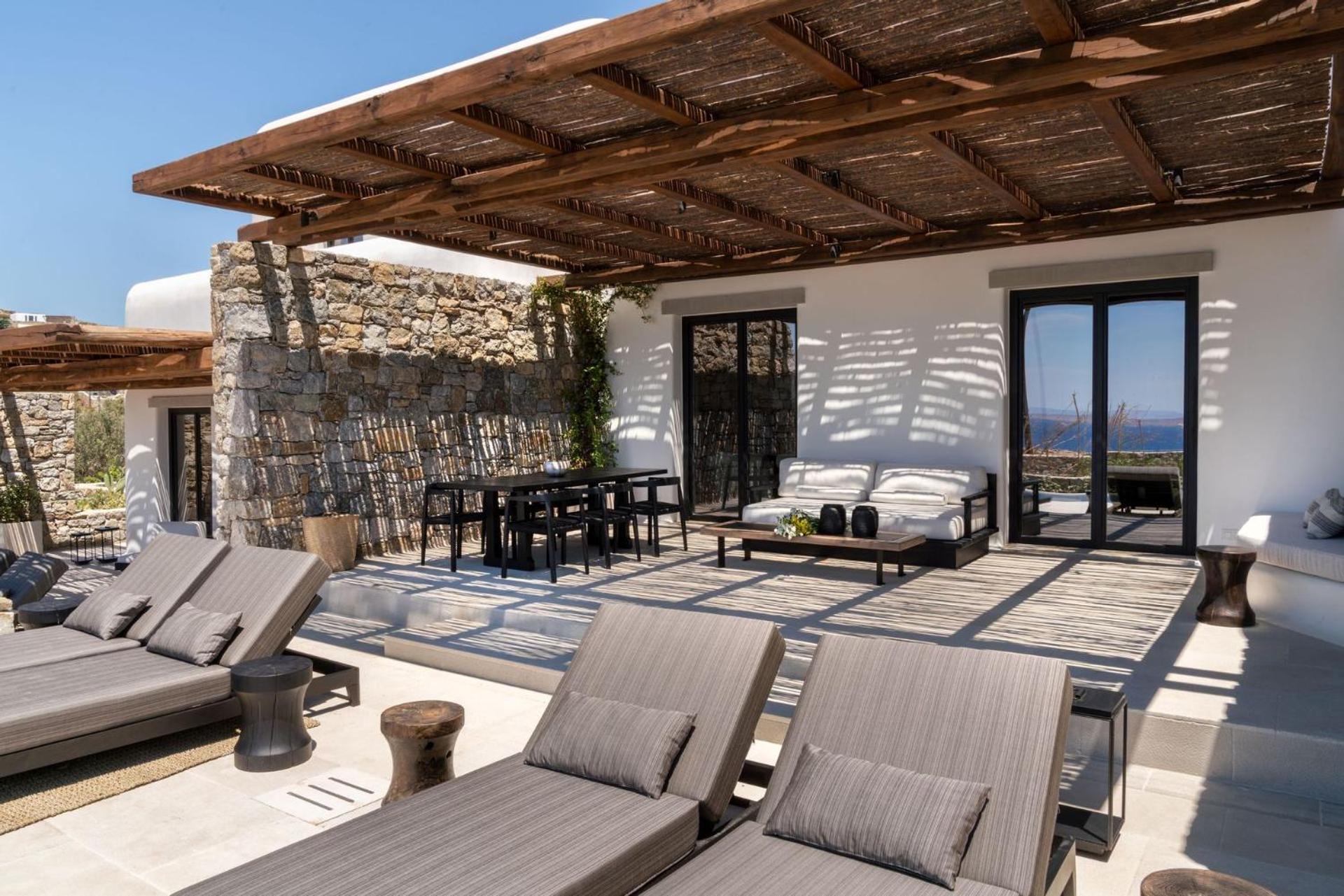 Kalesma Mykonos Hotel Орнос Стая снимка
