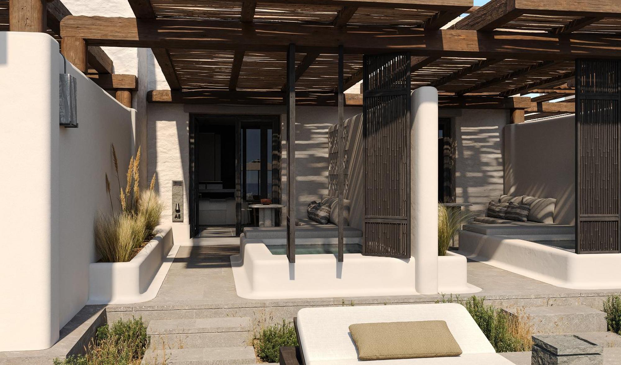 Kalesma Mykonos Hotel Орнос Стая снимка